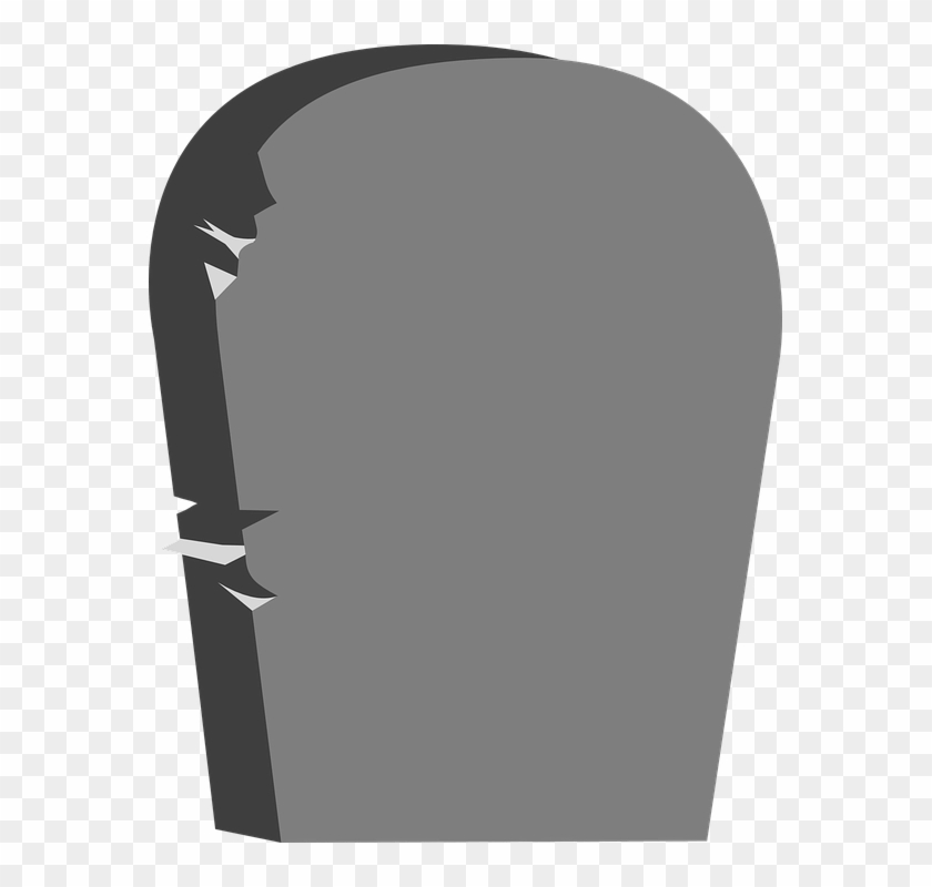 Headstone Clipart - Transparent Gravestone - Png Download #366475