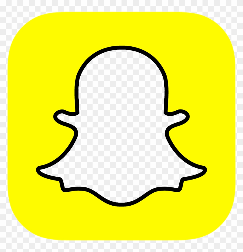 Snapchat Logo Picaboo - Snapchat Logo Cartoon Png Clipart