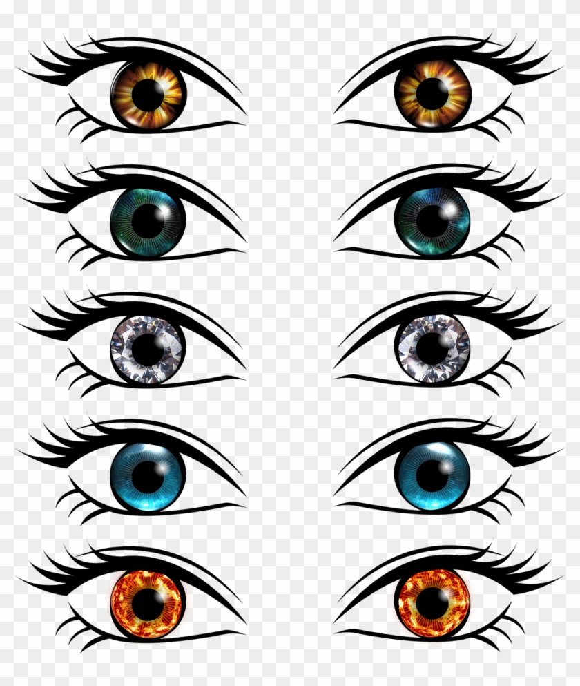 Eye Iris Pupil - Couleur Des Yeux Dessin Clipart #366834