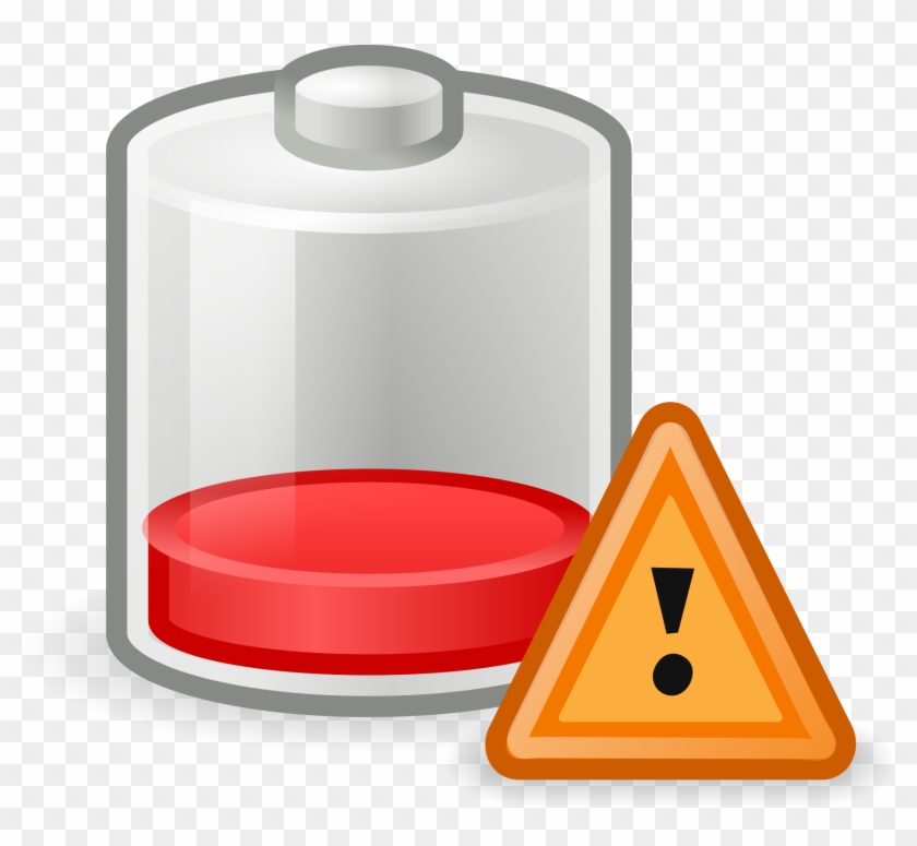 Open - Low Battery Emoji Transparent Clipart