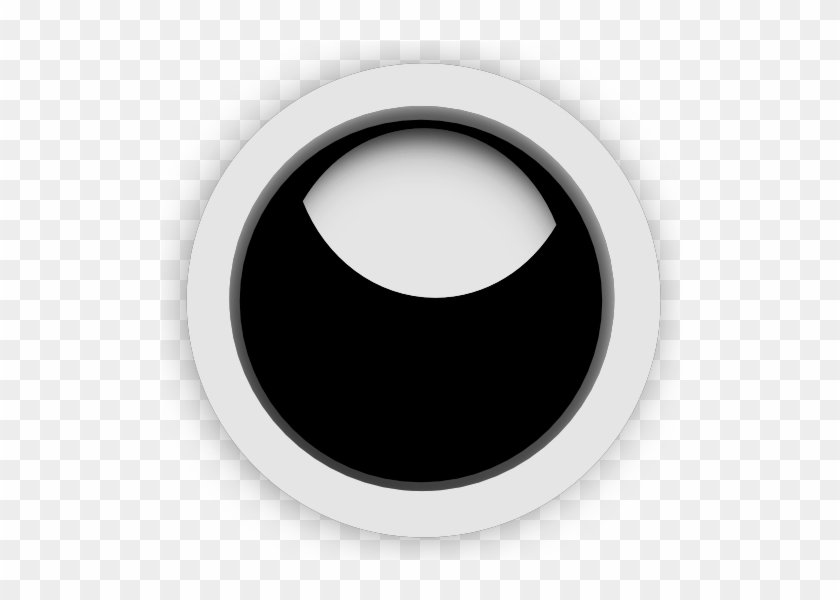 Button Black Round Svg Clip Arts 558 X 595 Px - Png Download