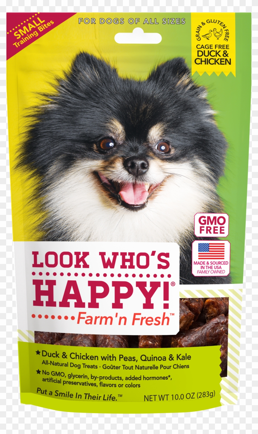 Duck & Chicken With Peas, Quinoa, & Kale Small Training - Look Who's Happy Clipart