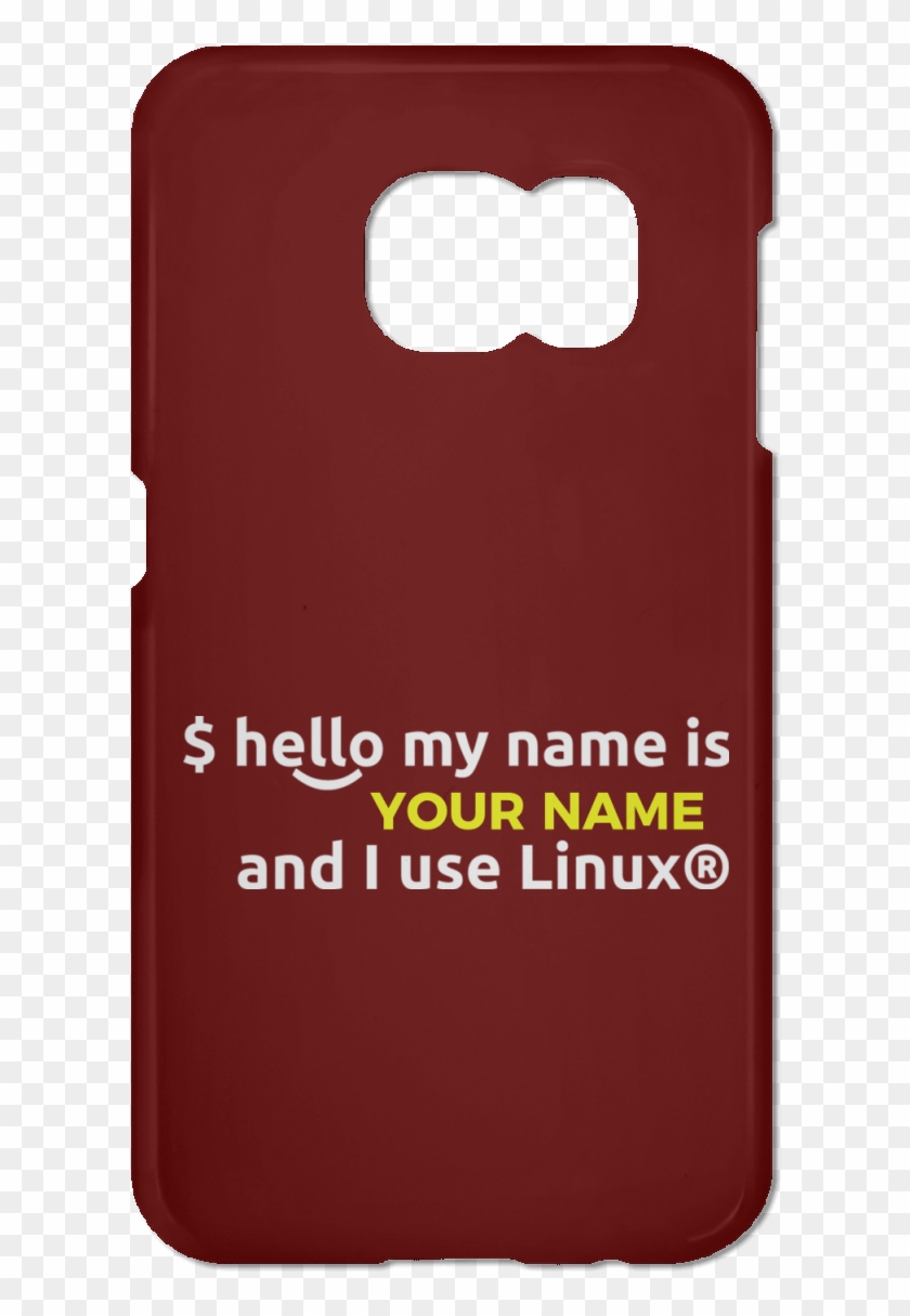 Hello My Name Is - Mobile Phone Case Clipart