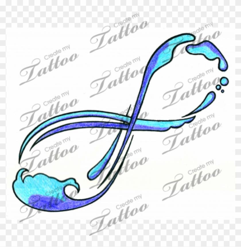 Free Png Download Water Infinity Sign Png Images Background - Grandchildren Tattoos Clipart