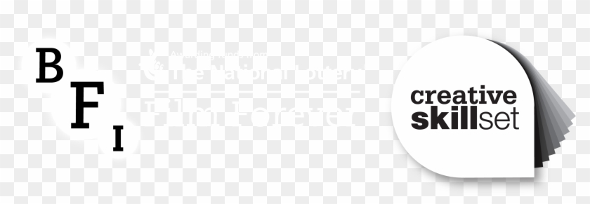 Bfi Lottery Creative Skillset Logo Black And White - Graphic Design Clipart