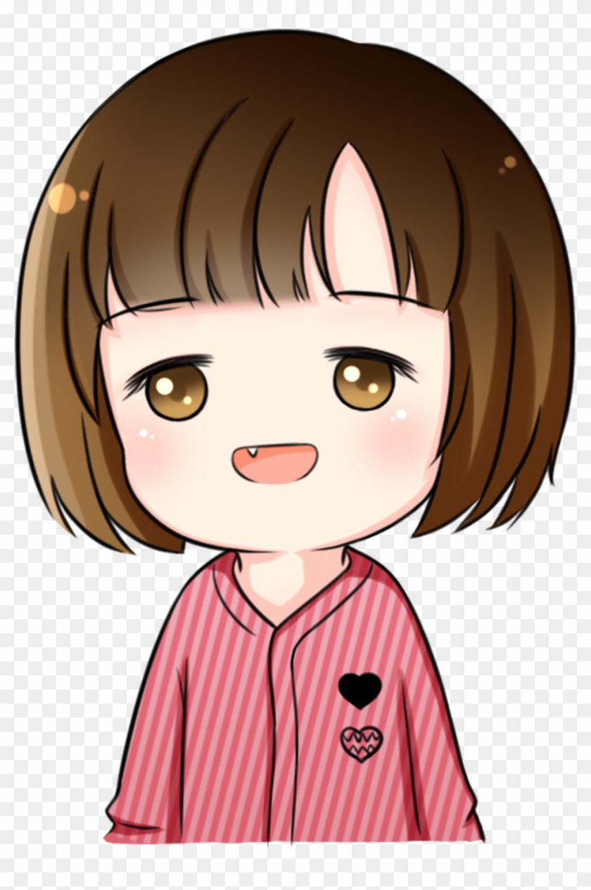 Cartoon Cute Girl Avatar Png And Psd - Cartoon Clipart