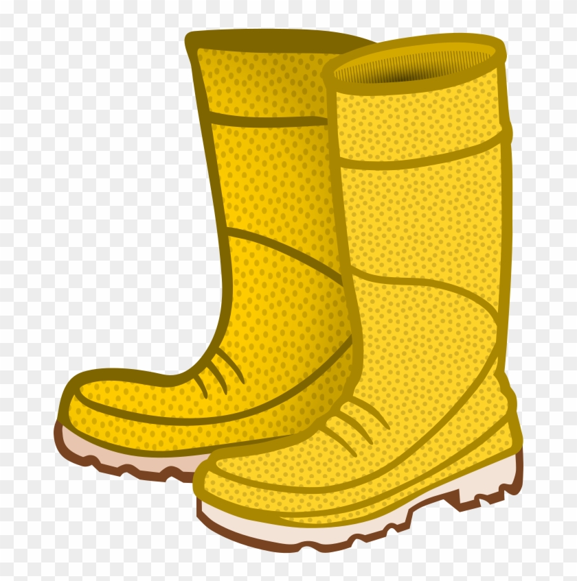 Clip Library Download Rubber Boots Coloured Medium - Wellington Boots Clipart - Png Download
