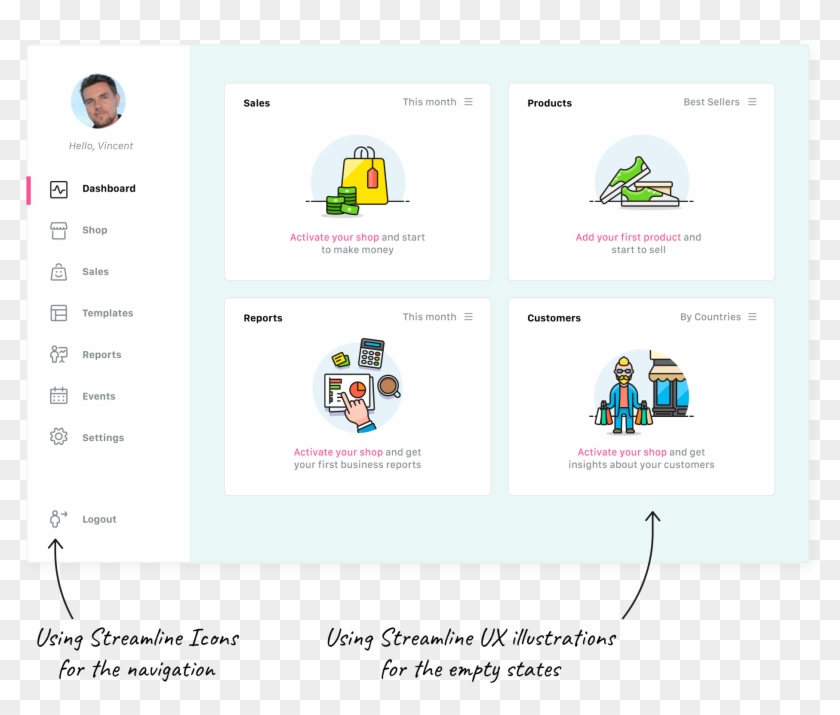 Previously We've Made Streamline Icons, A Widely Popular - Streamline Illustrations Clipart