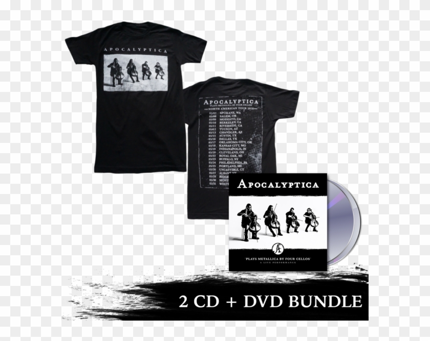 Plays Metallica Live Performance 2 Cd Dvd 2018 Tour - Apocalyptica Plays Metallica By Four Cellos A Live Clipart #368195