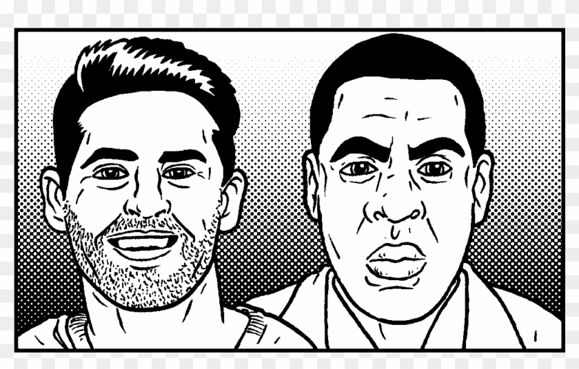 Paul Rodriguez = Jay Z - Illustration Clipart