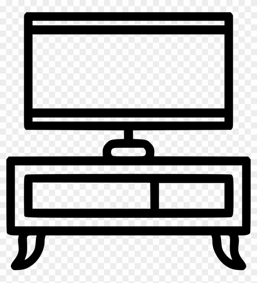 Tv Stand Svg Png Icon Free Download - Wardrobe Icon Clipart #368683