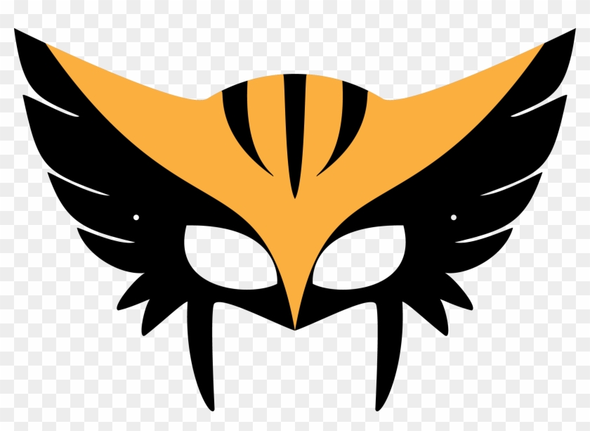 2367 X 1615 6 - Hawkgirl Mask Template Clipart #368843
