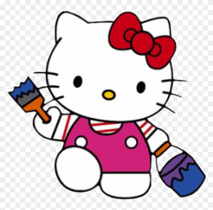 Free Png Download Hello Kitty Painting Png Images Background - Cartoon Characters For Painting Clipart #368845