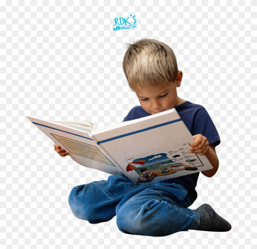 Child Reading Book Photo By Rdk Renders - Kid Reading Book Png Clipart #368870
