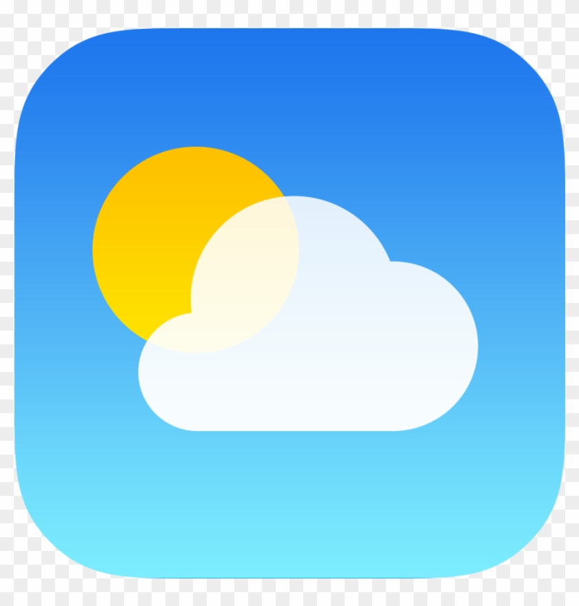 Apple Weather Icon - Ios Weather Icon Png Clipart