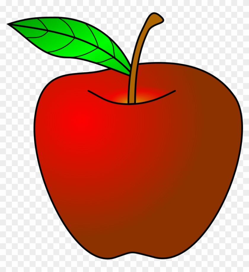 Red Apple Svg Clip Arts 570 X 599 Px - Png Download #369430