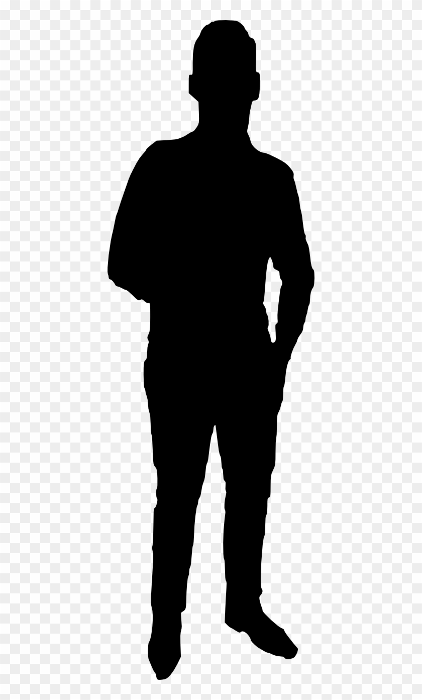 20 Man Silhouette - Silhouette Person Image Png Clipart
