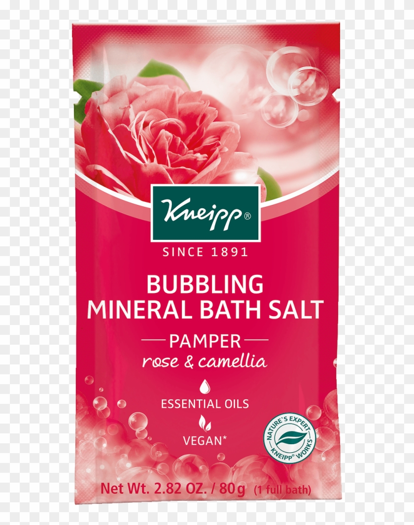 Mini Rose & Camellia Bubbling Mineral Bath Salt - Kneipp Clipart #3600085