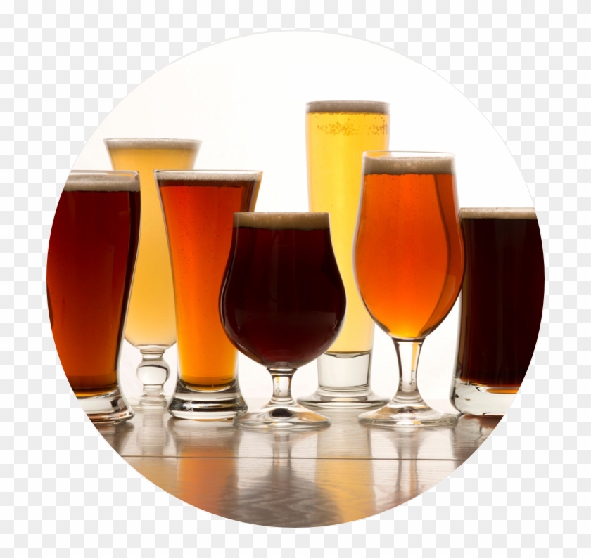 People With Beer - Wine Glass Clipart