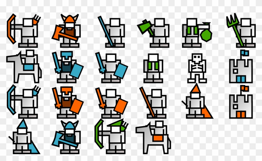 Characters Game Game Pieces - Game Sprite Free Character Clipart