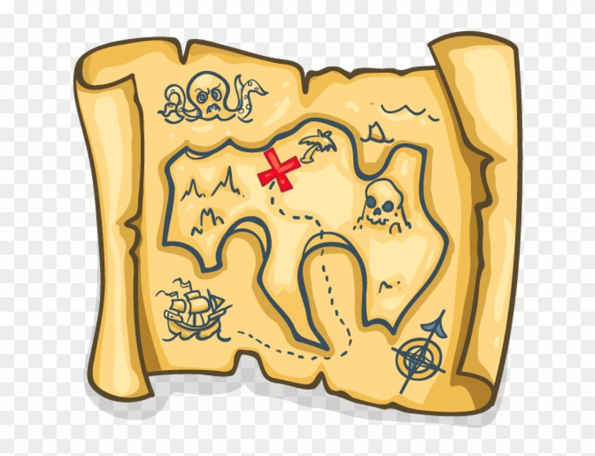 589b24382096a705e895cd78 - Treasure Map Clipart - Png Download