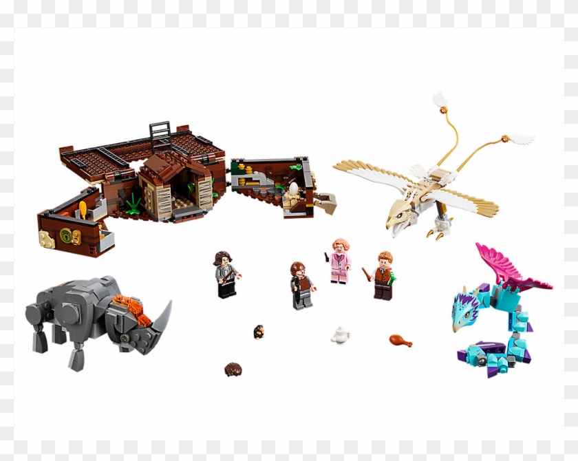Конструктор Lego Harry Potter Чемодан Ньюта Саламандера - Newts Case Of Magical Creatures Clipart #3600675