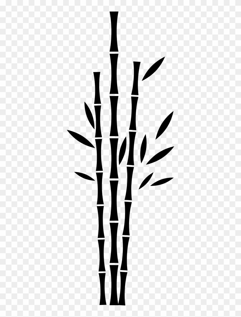 Bamboo Tree Wall Sticker - Diseño De Vinilos Bambu Clipart