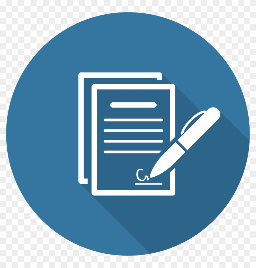 How To Sign Your Digital Asset Authorization - Signed Contract Clip Art - Png Download