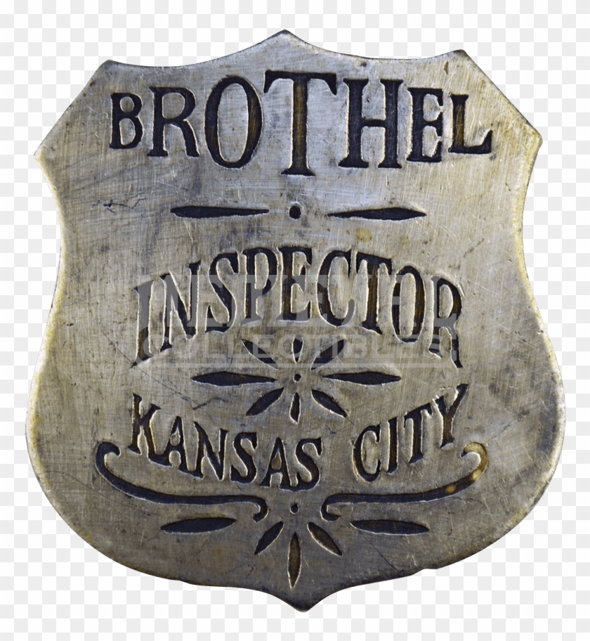 Kansas City Brothel Inspector Badge - Artifact Clipart