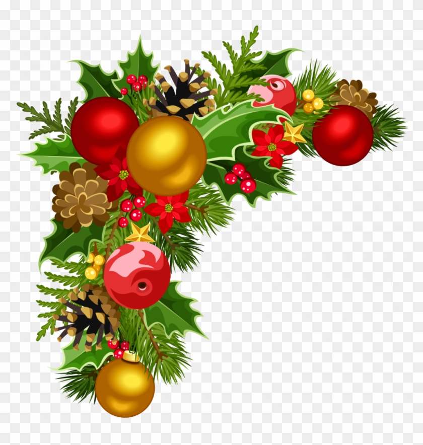 Christmas Ornaments Png Pictures - Transparent Christmas Border Design Clipart