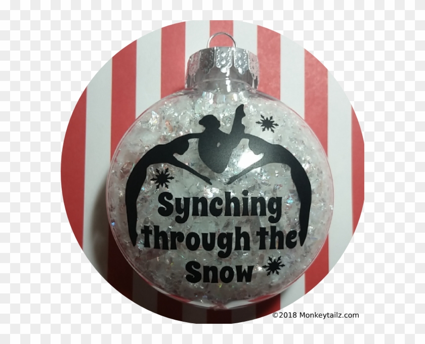 Synchro Christmas Ornament ~ Synchronized Swimming - Christmas Ornament Clipart #3601524