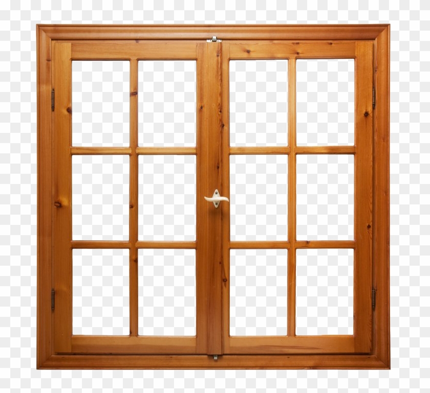 Window Transparent Image - Wood And Glass Windows Clipart #3601784
