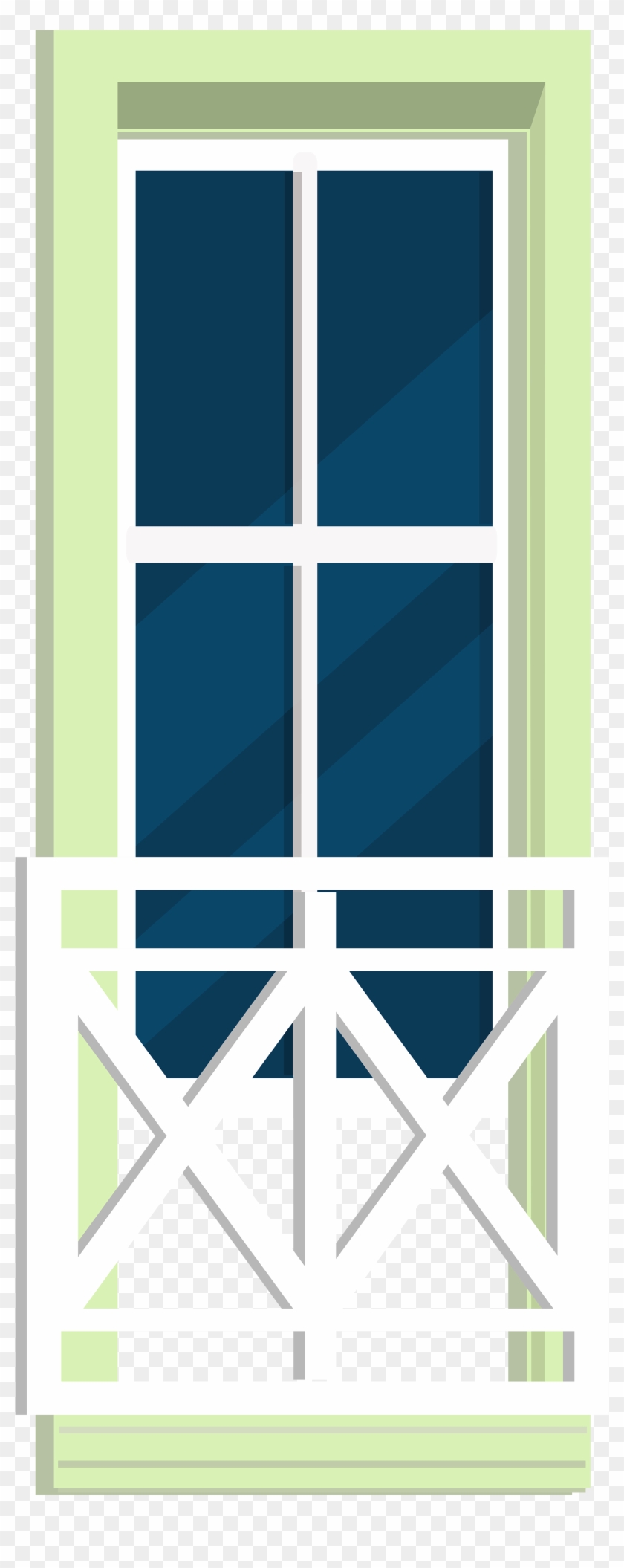 Tall Window Png Clip Art - Tall Window Clipart Transparent Png #3601816