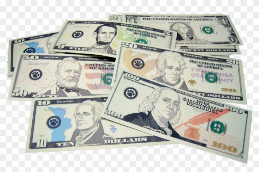 Image - Teacher Created Play Money Assorted Bills Clipart #3601906