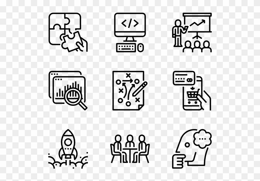 Startup And New Business - Work Icon Clipart #3602056