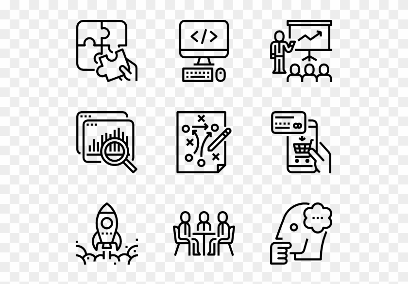 Startup And New Business - Work Icon Clipart