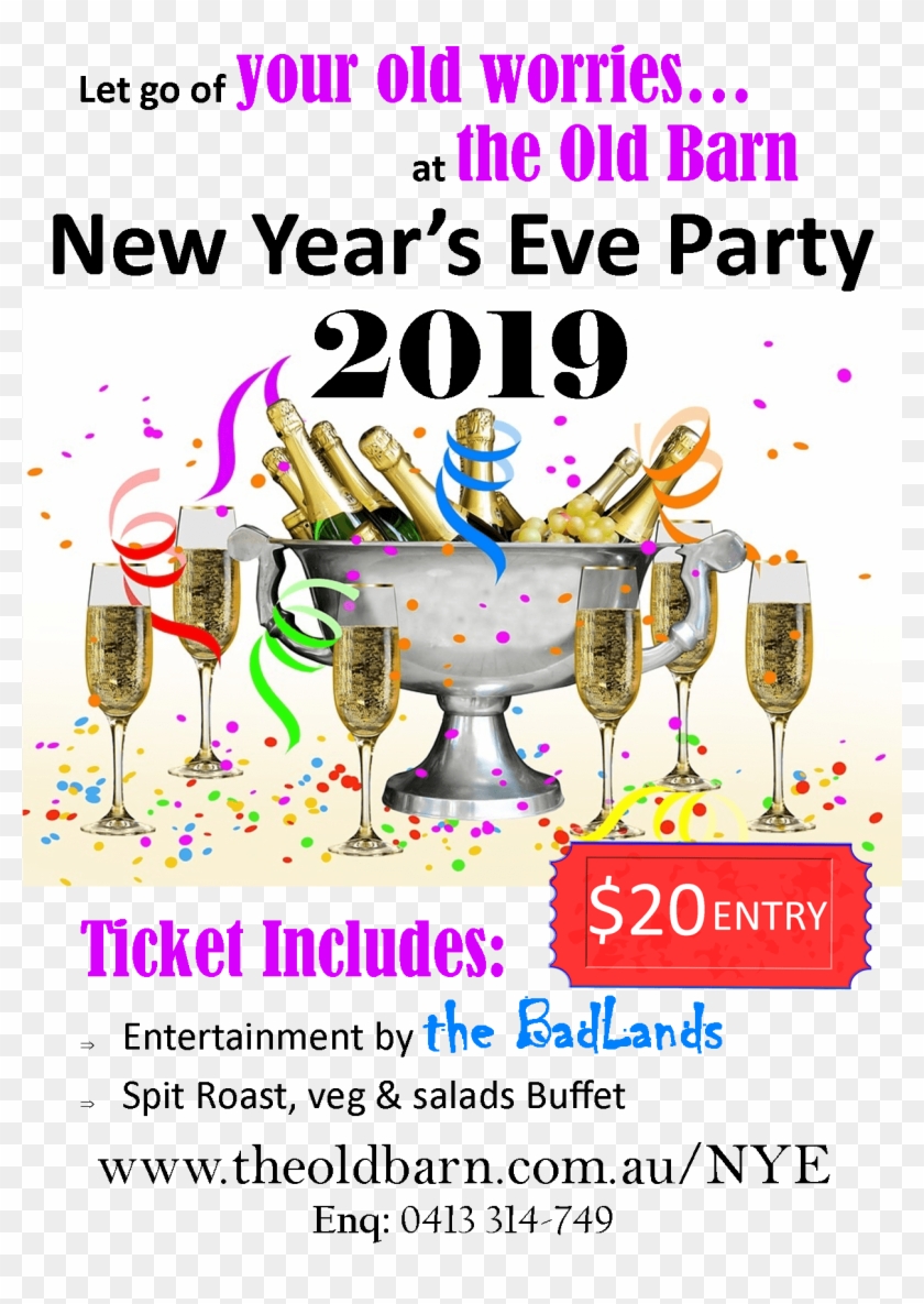 New Year's Eve Party - Announcement Clipart #3602163