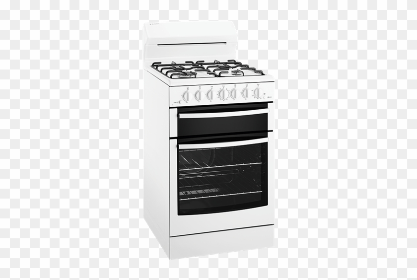 White 54cm Freestanding Gas Cooker - Wlg503wb Clipart