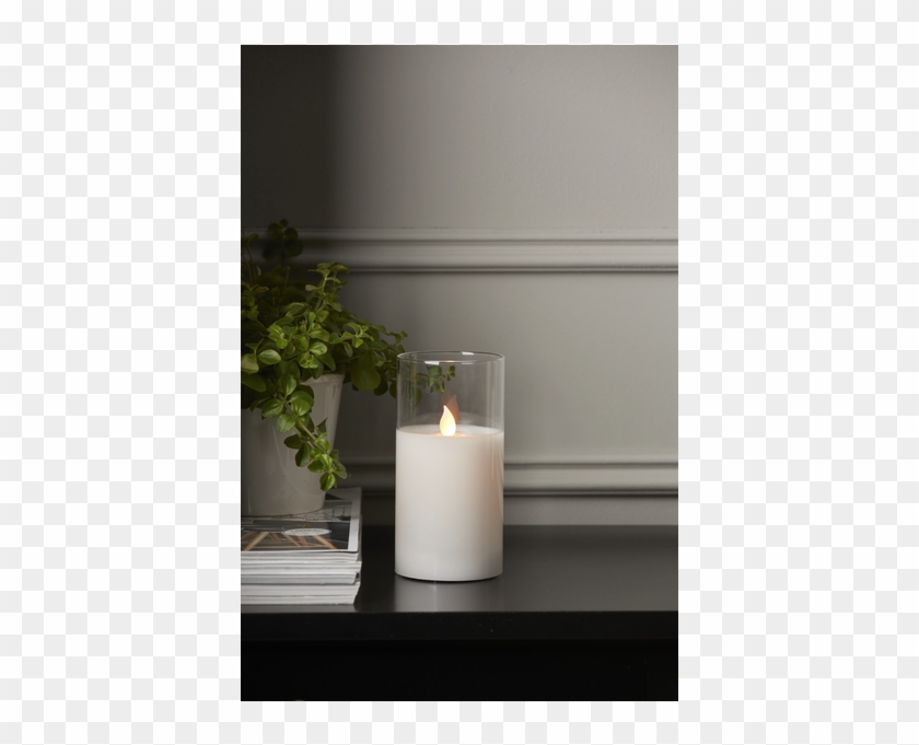 Led Pillar Candle M-twinkle - Candle Clipart