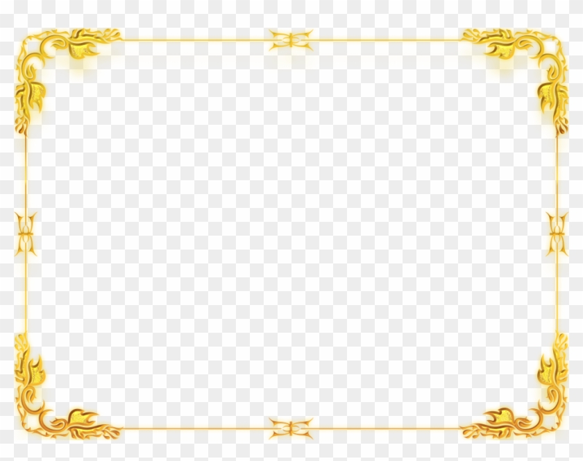Borders Transparent Formal - Formal Yellow Border Design Clipart