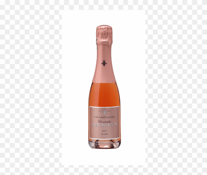 Christophe Bertin Rosé Half Bottle - Glass Bottle Clipart