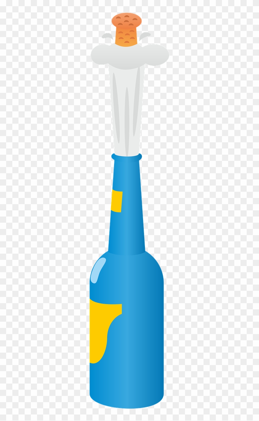 Bottle Champagne Bottle Of Sparkling Wine - Beer Bottle Clipart #3603750