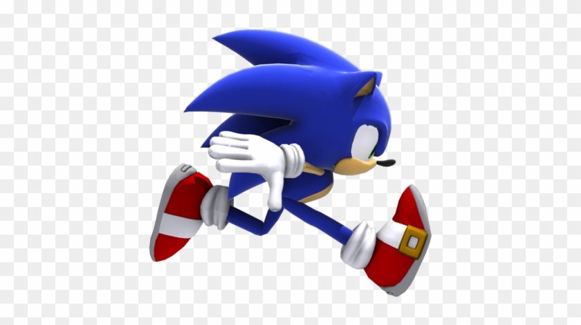 3d Sonic Running Animation Clipart
