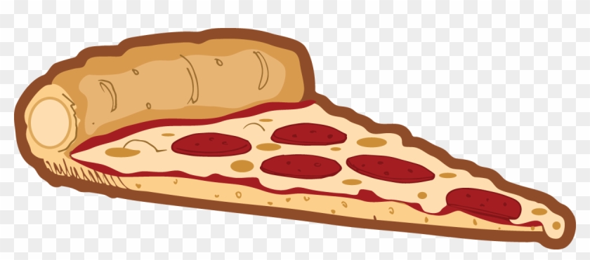 Fraction Clipart Pizza Crust - Stuffed Crust Pizza Clip Art - Png Download