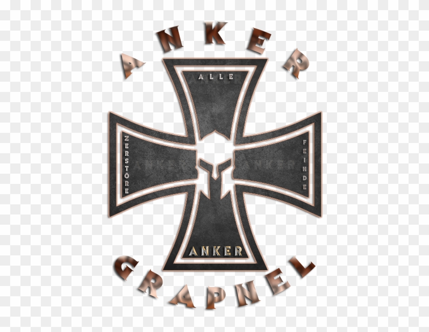 1814365669 Ank-g - Iron Cross Tattoo Clipart #3604084