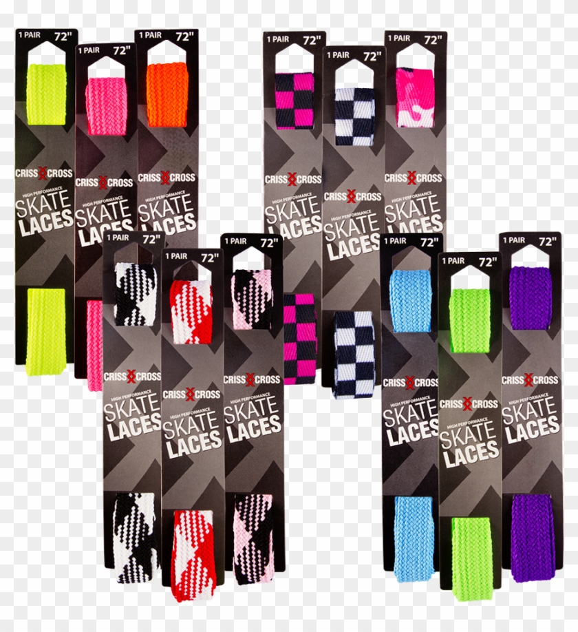 Criss Cross Laces Fat Width - Riedell Clipart