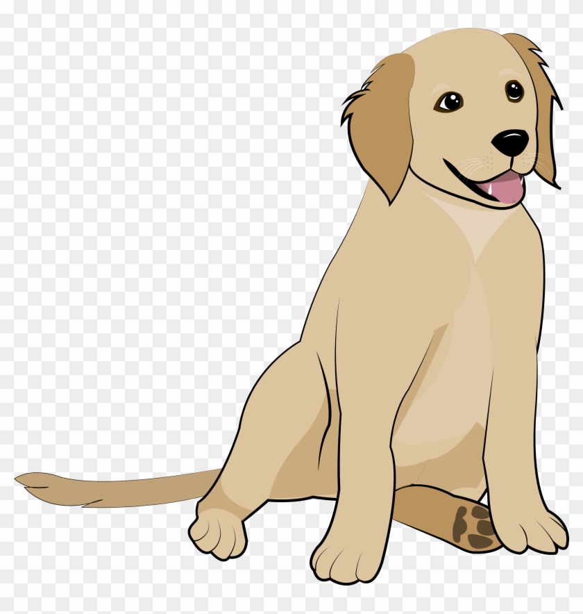 Golden Retriever Puppy Png Transparent Background - Golden Retriever Clipart