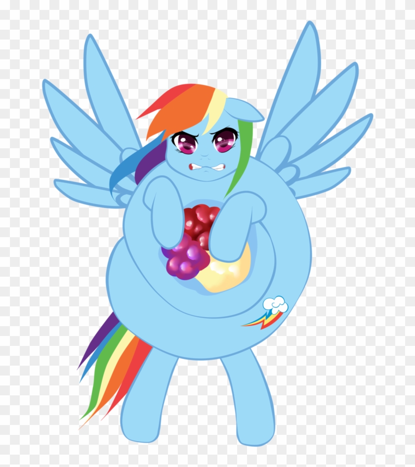 Aisuroma, Cream Cheese, Danish, Fat, Fruit, Rainbow - Cartoon Clipart #3604733