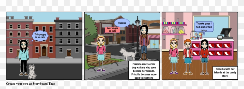 Puppy Story - Go To A Friend's House Clipart #3604736