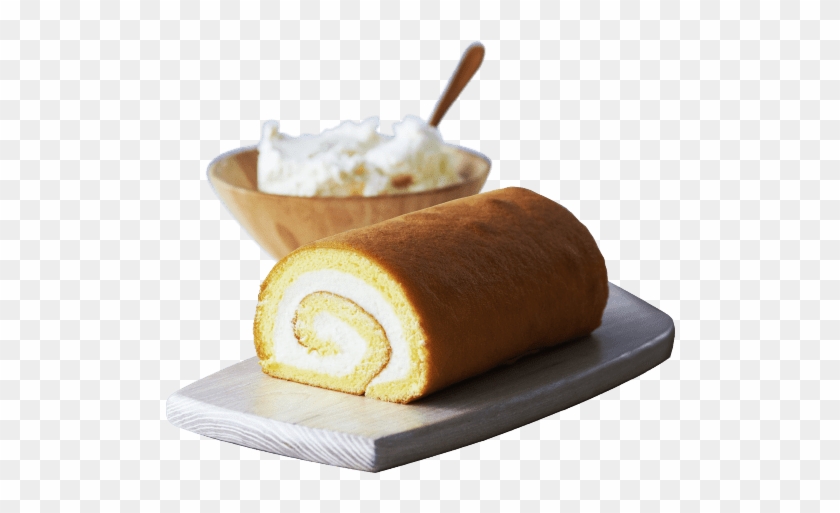 A Cheesecake Layered With Lots Of Cream Http - Swiss Roll Clipart #3604838